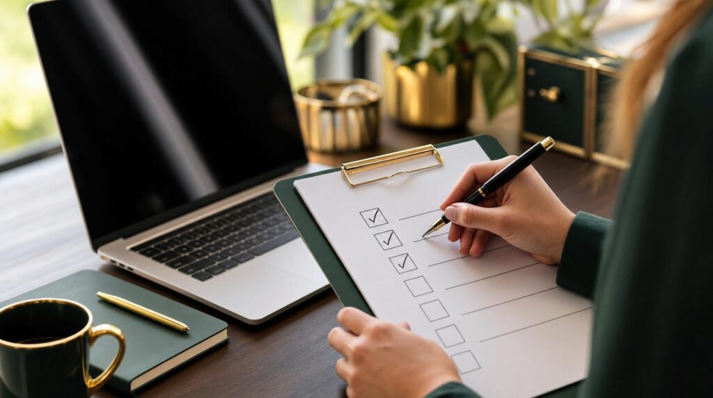 Checklist de création d'entreprise